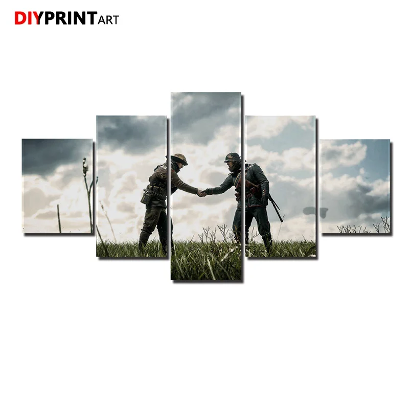 

Battlefield 1 War Sky 5 Pieces Wall Art Decor Wall Decorations Living Room A1105