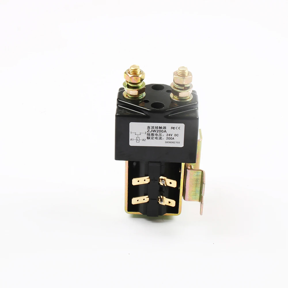 Contator para o para o Manuseio de Empilhadeira Dianqi Sw180 no normalmente Aberto Estilo 12 v 24 v 36 v 48 v 60 v 72 v Zjw200a 200a dc Manuseio de Empilhadeira Wehicle Carro Guincho 3 Cheap Contatores