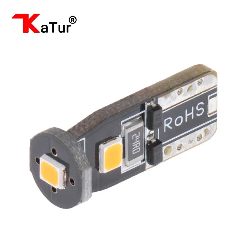 Катур 1000 шт T10 W5W светодиодные лампы 3030 SMD 168 194 автомобильные аксессуары зазор для