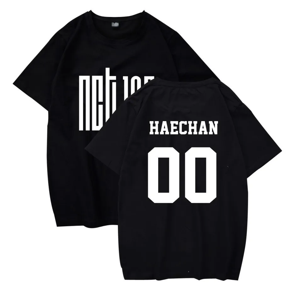 KPOP NCT 127 новые классические футболки для альбома женские/мужские хлопковые с