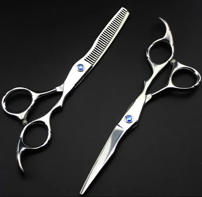 

6" hot hair scissors hairdressing scissors cabelereiro japan scissors barber thinning shears haircut kit for hairdressers