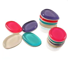 1 шт. макияж основа косметический слоеный прозрачный силиконовый порошок слоеный спонж кисточки для тени пуховка для макияжа аксессуары 4 цвета