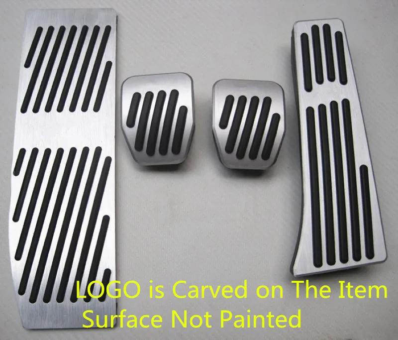 

XYIVYG NO Need to Drill Any Holes Aluminum Foot Rest Pedals Set Fit for BMW E30 E36 E46 E87 E90 E91 E92 E93 M3 M Tech MT Silver