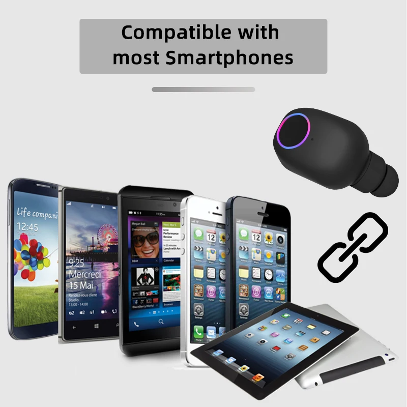 TWS Bluetooth 5 0 Earphones 2200mAh Charging Box Wireless Headphone 9D Stereo Sports Waterproof Earbuds Headsets With Microphone