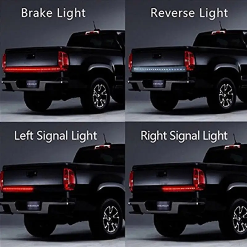 4" светодиодные полосы задний фонарь задний тормоз указатель поворота для автомобиля грузовика Ev