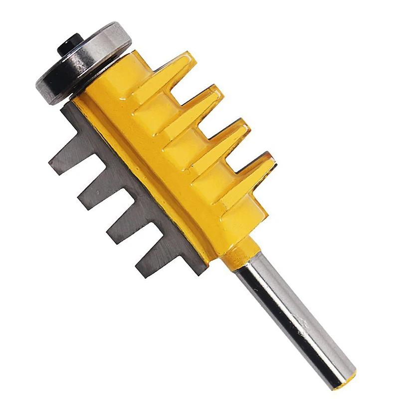 

DIY Woodworking 4 teeth 8mm Shank T Type Router Bit Wood Working Tenon Milling Cutter Tool Drilling T Groove Milling Cutter