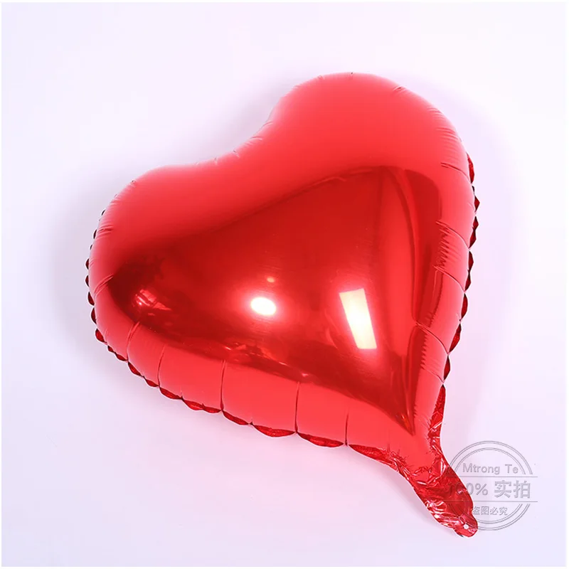 5 шт./лот 43 дюймов крюк воздушные шары с сердцем 18 дюймов красный Гелиевый шар для специальной свадебной вечеринки Свадебные украшения Mtrong Te