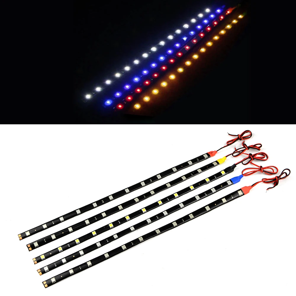 1x Waterproof 12V 30CM / 60CM Flexible High Power LED Strip light 5050