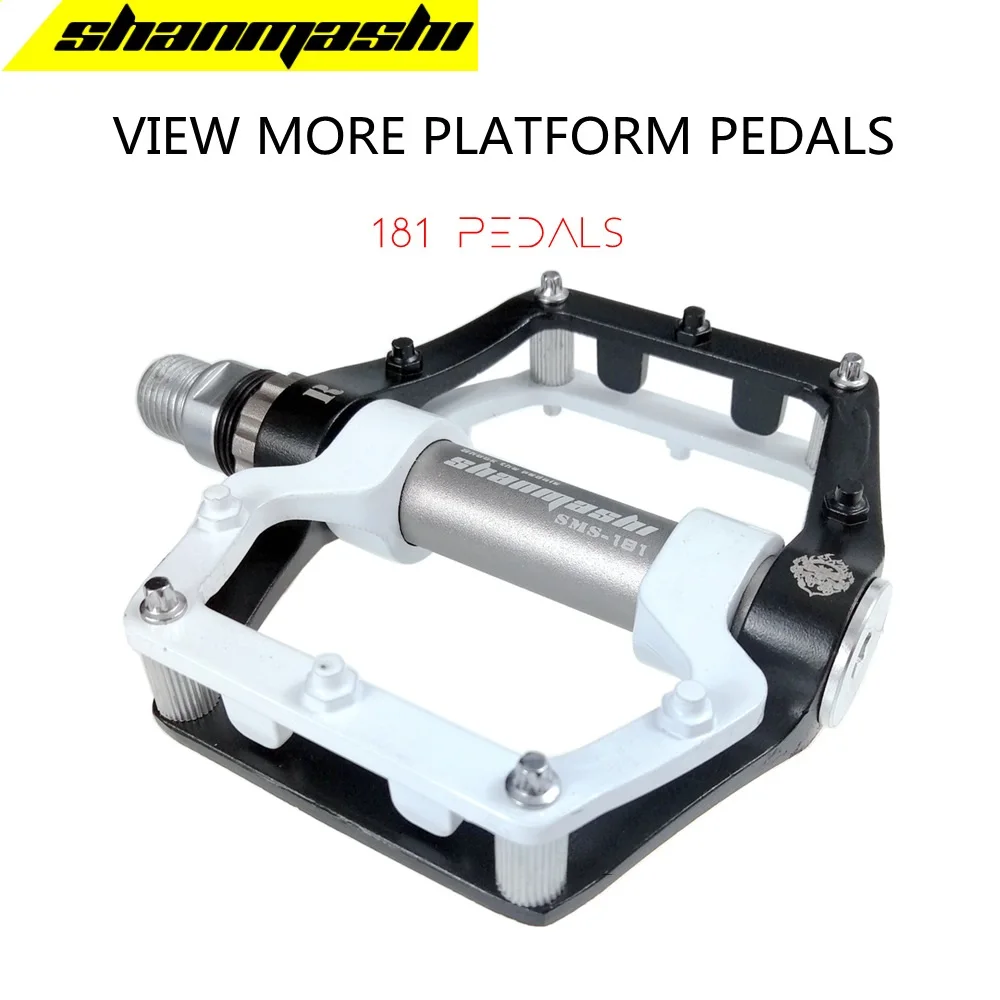 

Shanmashi MTB Bike Bearing Pedal Ultralight Aluminum Alloy Pedal 404g City Road Bicycle Fixed Gear Bicycle Accessories Pedals
