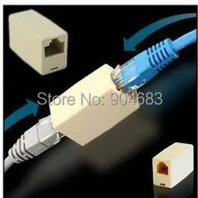 20 шт. RJ45 к RJ45 Столярный разъем адаптер CAT5 сети Ethernet Модульный разъем адаптер гнезда расширения