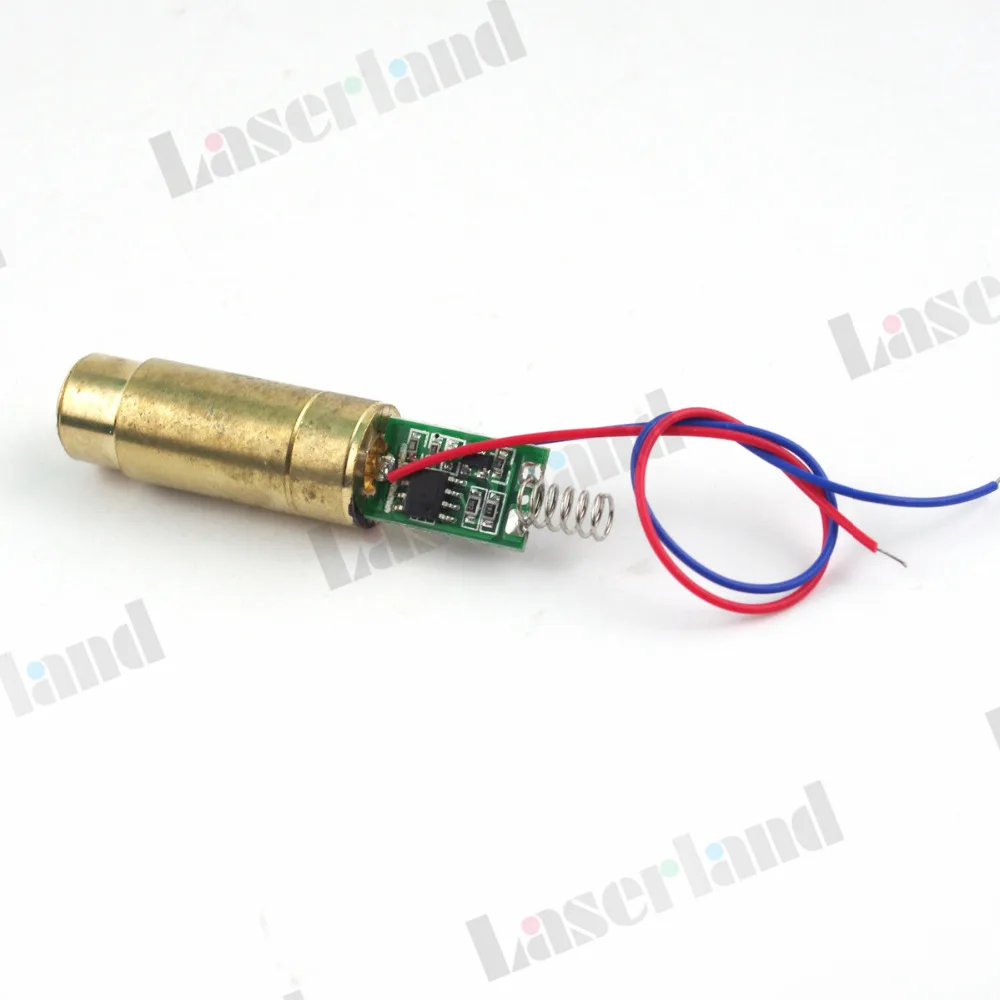 Диодный модуль лазера диам. 13 мм 532 нм 30 мВт зеленый луч|green laser diode module|lazer beammodule |