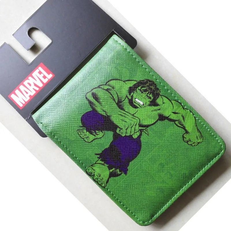 Marvel Comics Халк бумажник гигант зеленый человек из искусственной кожи доллар Цена Кошелек Carteira masculina мультфильм аниме Сумки для Для мужчин 4.5