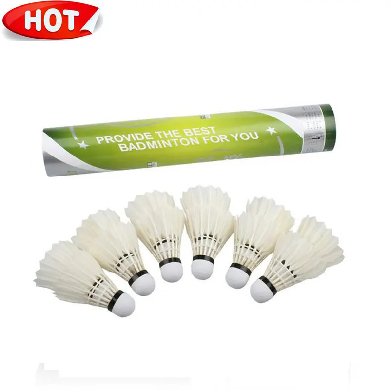 

Hot Sell 12x Professional Durable Shuttle Cock SHUANGLIAN First Grade Badminton Shuttlecock Training Match High quality