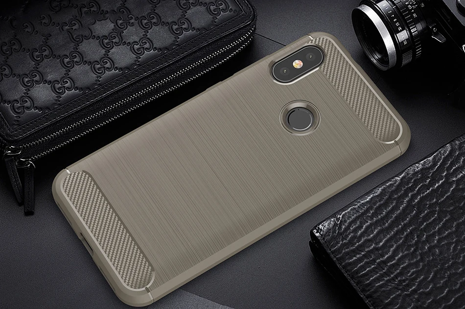 TOMKAS Carbon Fiber Phone Case For Xiaomi Redmi 6 Pro TPU Soft Case For Xiaomi Redmi 6 6A Silicone Cover Coque Fundas Carcasa    (12)