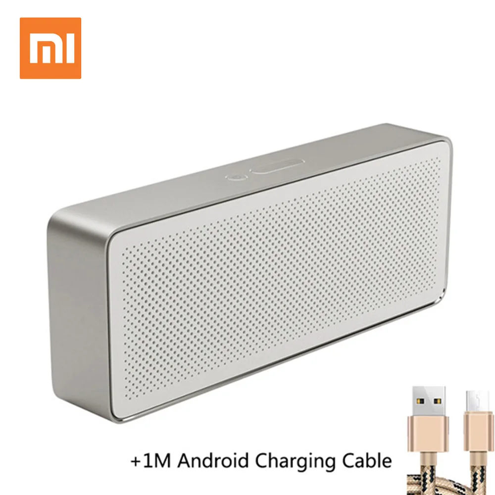 

Xiaomi Bluetooth 4.2 Speaker Square Box 2 Original Stereo Wireless Mini Portable Speakers MP3 Music Player With Mic Loudspeaker