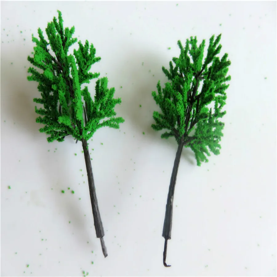 new architecture 3d scale artificial plastic model  green tree  layout269