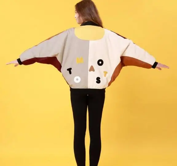 style Couture Lâche Japonais Épais Veste TCwR5qdxq