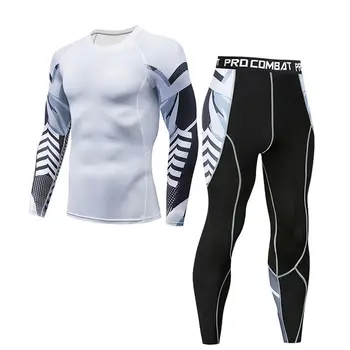 

2019 Mens Stripe Linear Tracksuit Boys Gym Fitness Sweatsuit Set Two Pieces Sports Clothes Male Survetement Football 2019 psg cg