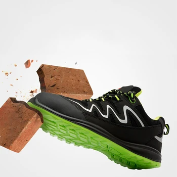 

new fashion men breathable steel toe cap work safety shoes platform worker shoe tooling security boots protection footwear male