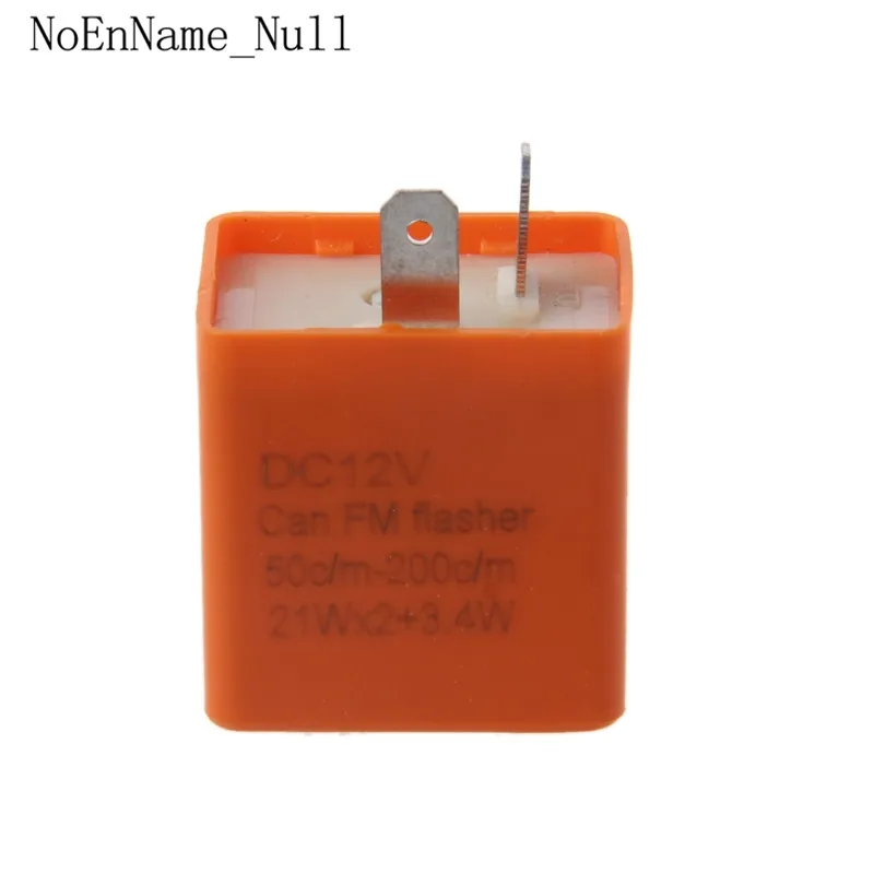 

12V 2 Pin Motorcycle Blinker Adjustable LED Flasher Relay Turn Signal Indicator