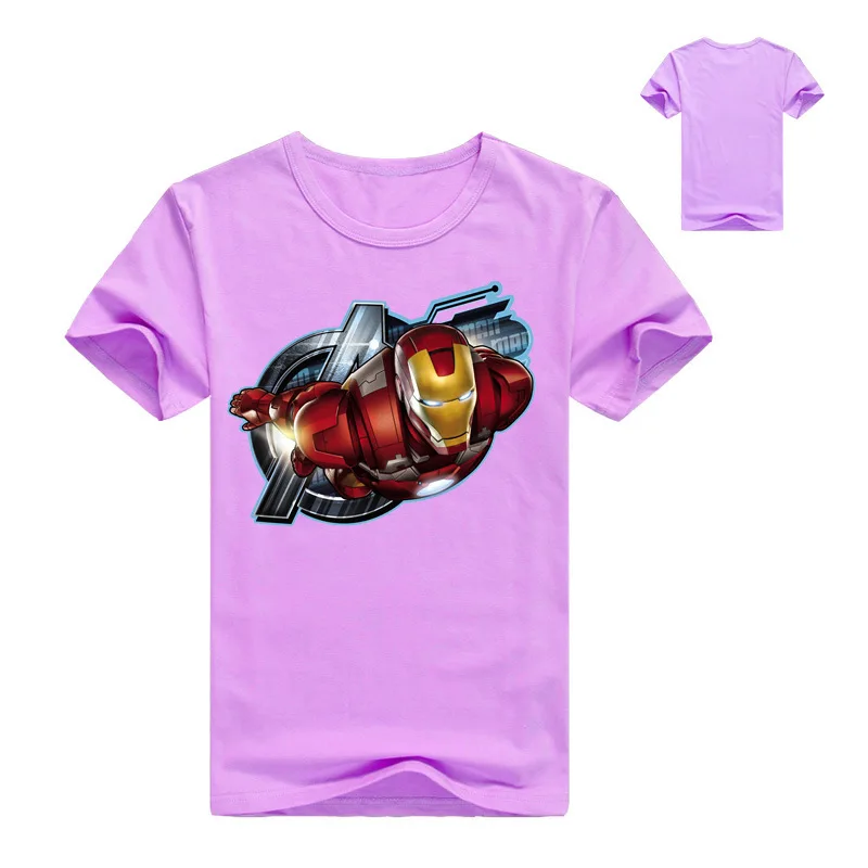 

Boys Hulk Avengers T shirt Baby Boys Captain America tshirt Kids Iron man Cartoon T-shirt Summer Short sleeve Superhero Top Tees