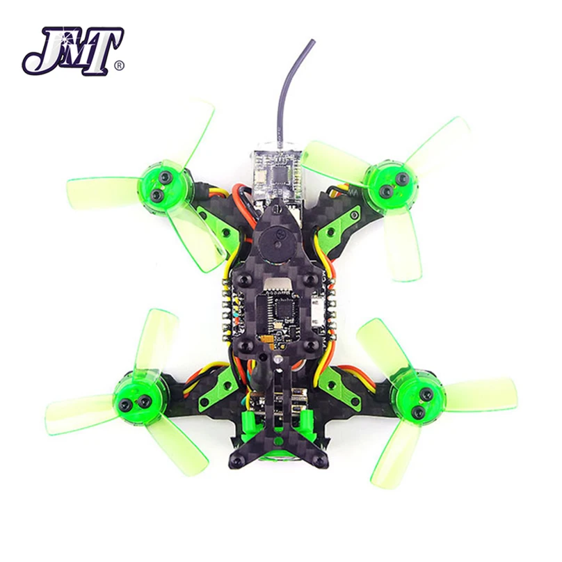 JMT Mantis 85 RTF микро FPV гоночный Квадрокоптер с Flysky 66ch 2,4G AFHDS 2A передатчик с ЖК-дисплеем Радиоуправляемый гонщик Дрон