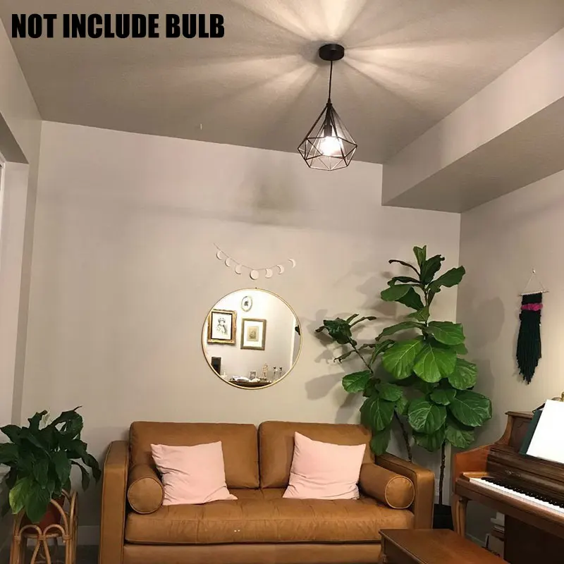 

Nordic Iron Pendant Light Pendant Lamp Metal Hanging Lamp E27 Black Bedroom HangLamp Hanging Lamp Dinning Room Living Room