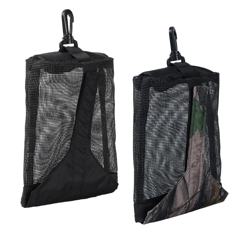 1Pc Nylon Mesh Scuba Diving Dive Weight Pocket Pouch Storage Bag with Swivel Clip&Loop Camera Drift Hook Equipment Accessories