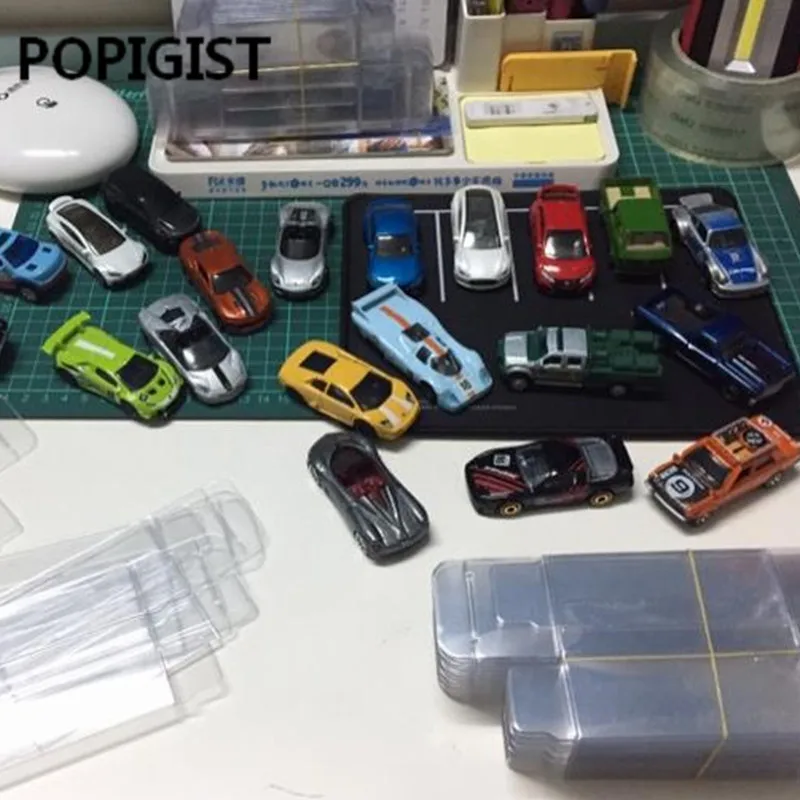 20*Display Box 1:64 Clear Plastic PVC Case Cover Show For Diecast Model Toy-Car