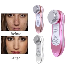 5 в 1 инструмент для омоложения кожи, аппарат для красоты лица, светодиодный фотонный массажер, антивозрастной аппарат для удаления морщин