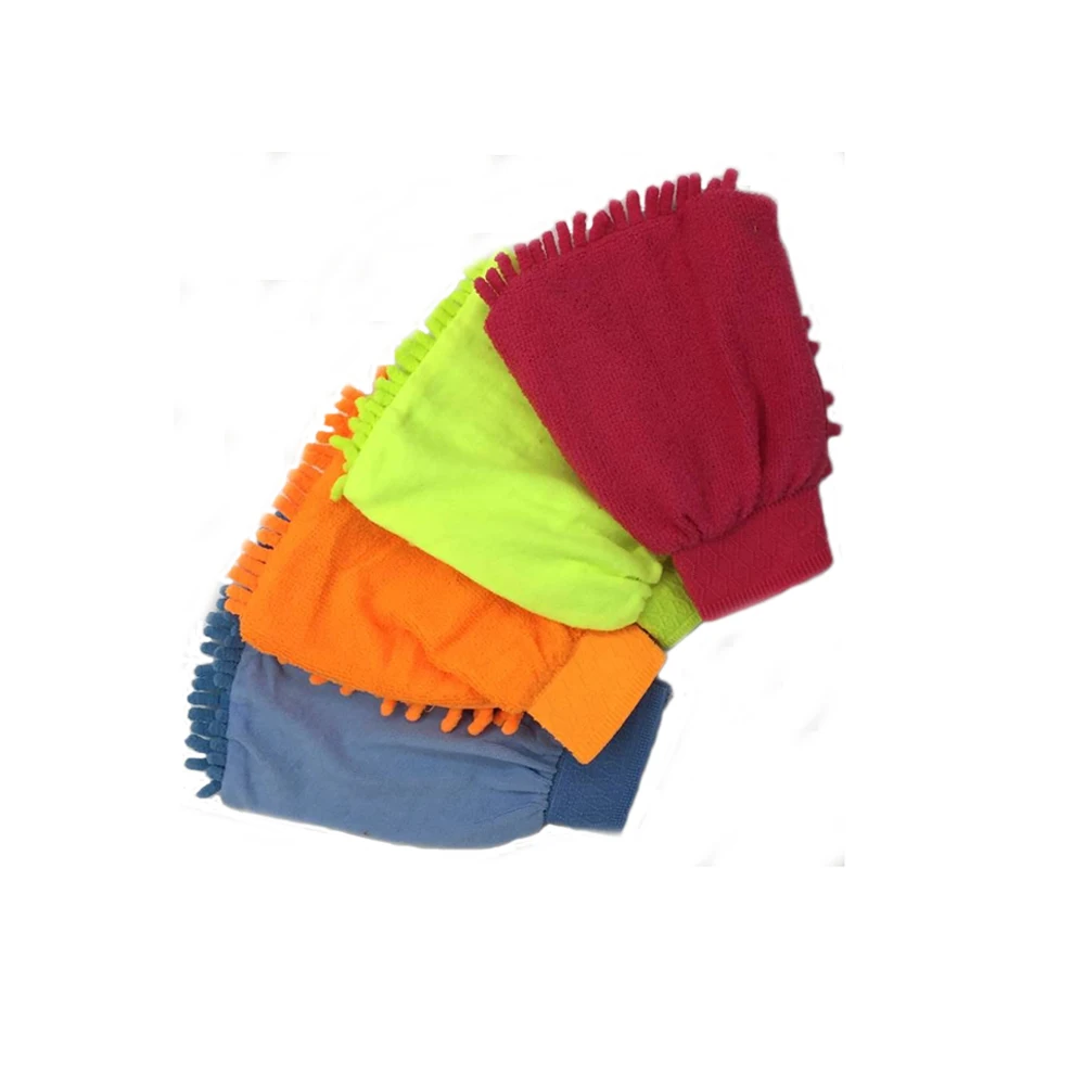 (20 pieces/lot) Car Wash Glove Soft Microfiber Chenille Car Washing Glove Auto Clean Supplies Tool