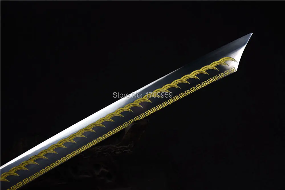 Chinese Kung Fu Dragon Dao Sword Qing Dynasty Battle Broadsword Saber Strong High Manganese Steel Sharp Outdoors Broad Knife