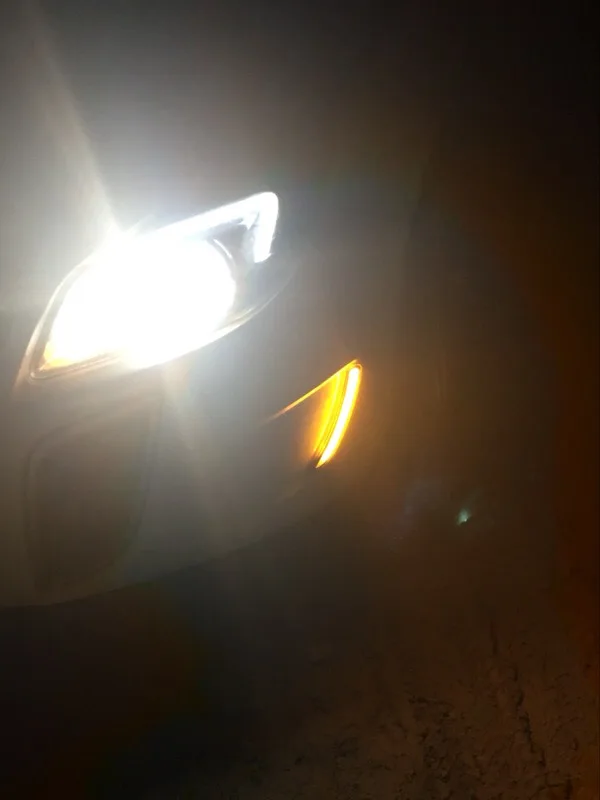 LYQ светодиодный фонарь дневного света для Opel insignia OPC/Buick Regal GS 2010- с функцией автоматического желтого поворота или 3 цвета