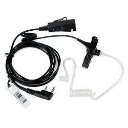 Новый 2Pin VOX MIC PTT Тайное Акустическая трубка Динамик для Kenwood Baofeng UV5R H777 888 S