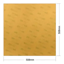Энергичный 1 шт. 3d принтеры Полиэфиримид пей построить поверхность 508*508*1 мм (20 "x 20") Ultem1000 с 3 м 468MP клейкие ленты для CR-10S5
