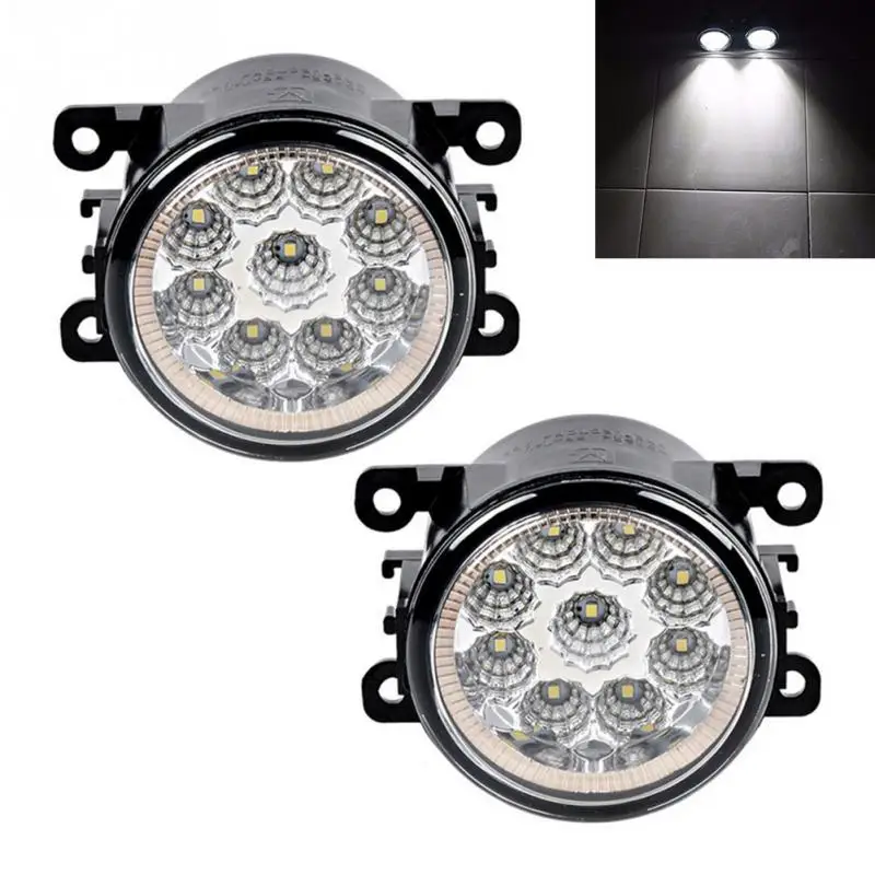 Meilleur 1 paire de pare chocs avant LED antibrouillard pour Renault Megane 2 berline LM 2003 ~ 2015 Automobiles haute luminosité antibrouillard accessoires de voiture