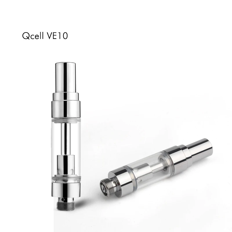 

Electronic Cigarette CBD Atomizer 0.5ml 1.0ml Cartridge Qcell VE10 Quartz Ceramic Cell Coil for Vaporizer Bottom from A-touch