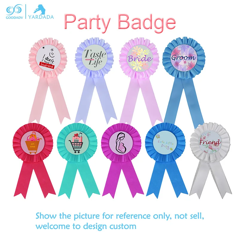 Custom design Night Bachelorette Party Wedding Decoration Bride To Be Hen Badge Boy Girls Birthday any text you want | Дом и сад