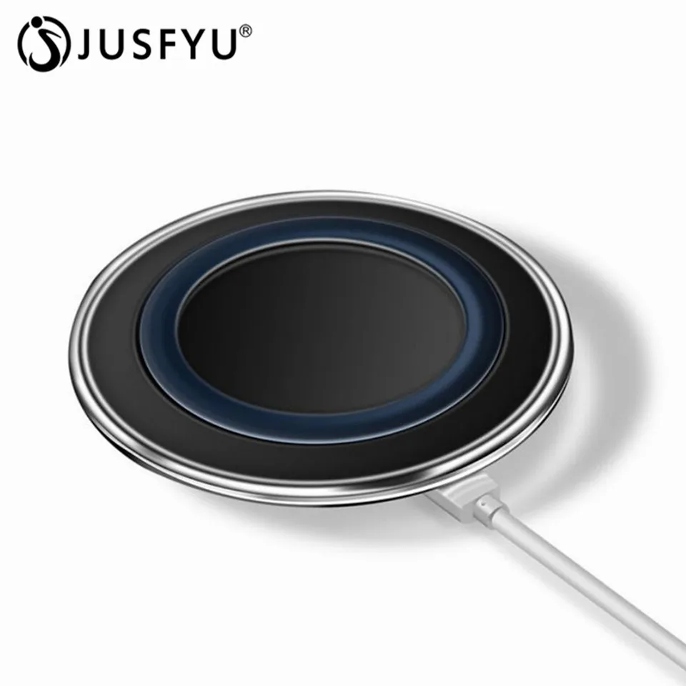 

Wireless Charger Qi-Certified 10W Ultra-Slim Fast Charging Pad Compatible For iPhone XR/Xs/X/8/8P Galaxy S9 /S9+/S8/S8 Note 9/8