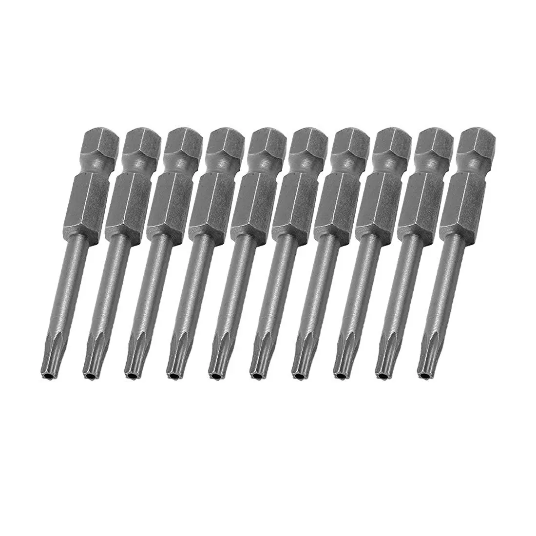 NFLC 10 Pcs 50mm Length T15 Head Security Torx Screwdriver