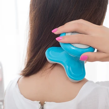 

Mini- Triangle Portable USB More Function Whole Body Small-sized Cervical Vertebra Tripod Massage Instrument
