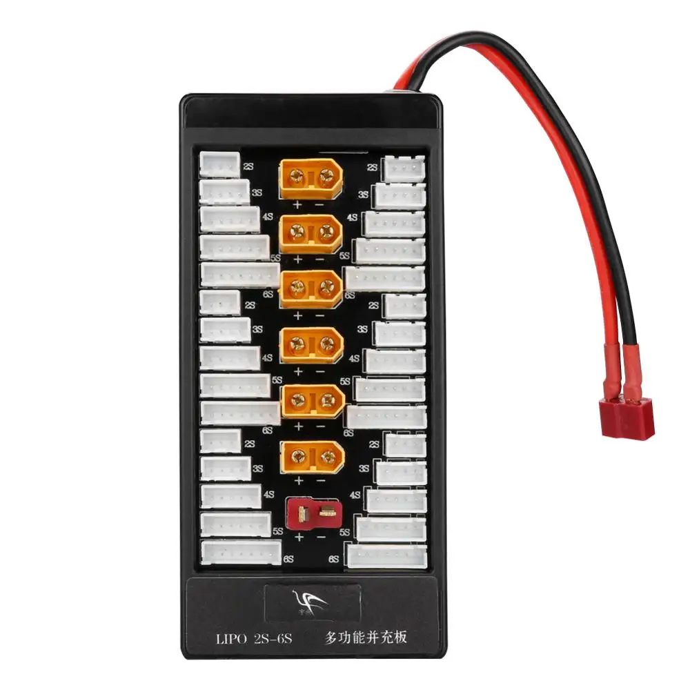 Multi 2S 6S T plug XT60 Deans параллельная зарядная плата для зарядного устройства