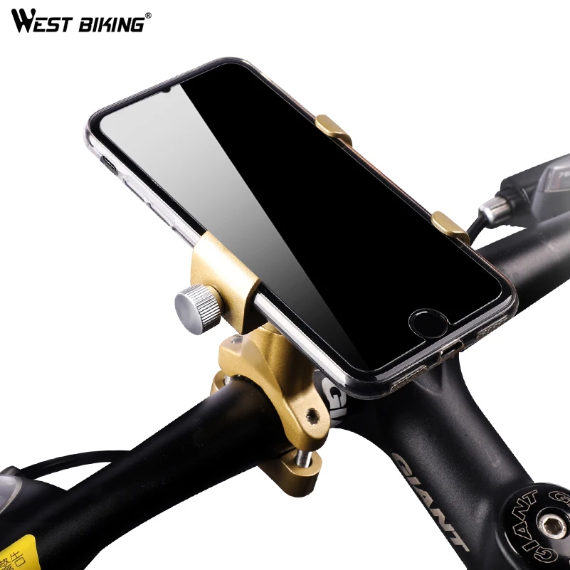 WEST BIKING Универсальный вращающийся на 360 градусов держатель для смартфона, велосипедные стойки для мобильного телефона, гибкие мотоциклетные велосипедные стойки