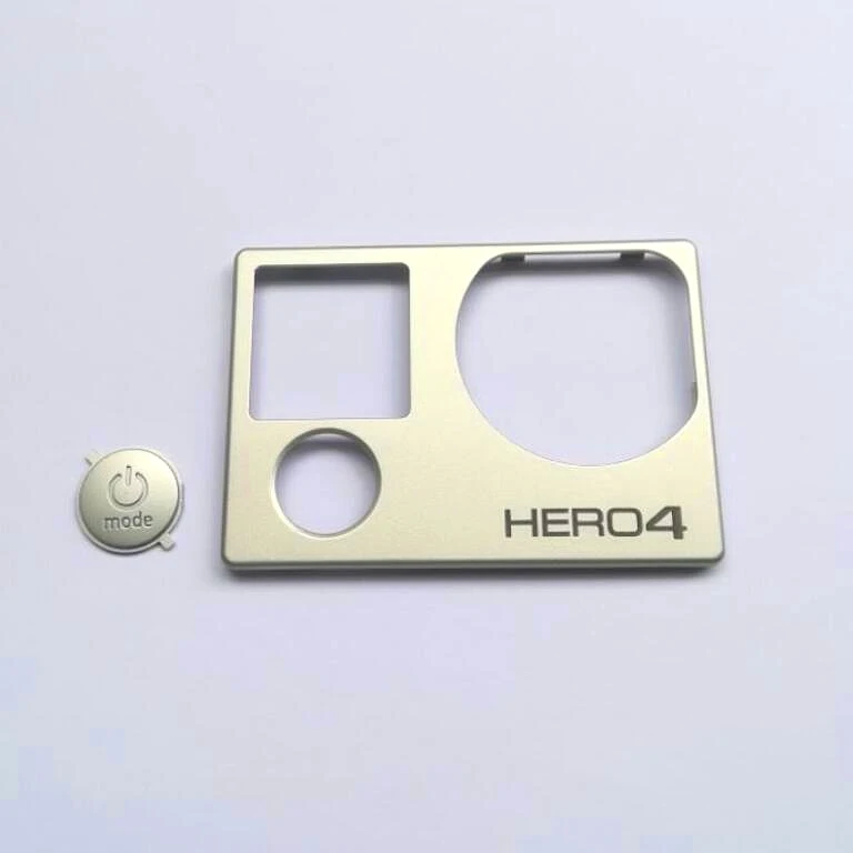 enkel en alleen een andere geboorte Voor Gopro Hero 4 Voorpaneel Cover Faceplate met Modus knop Reparatie  Onderdelen Zilver voor GoPro 4 Zwart Frame Accessoires Clownfish