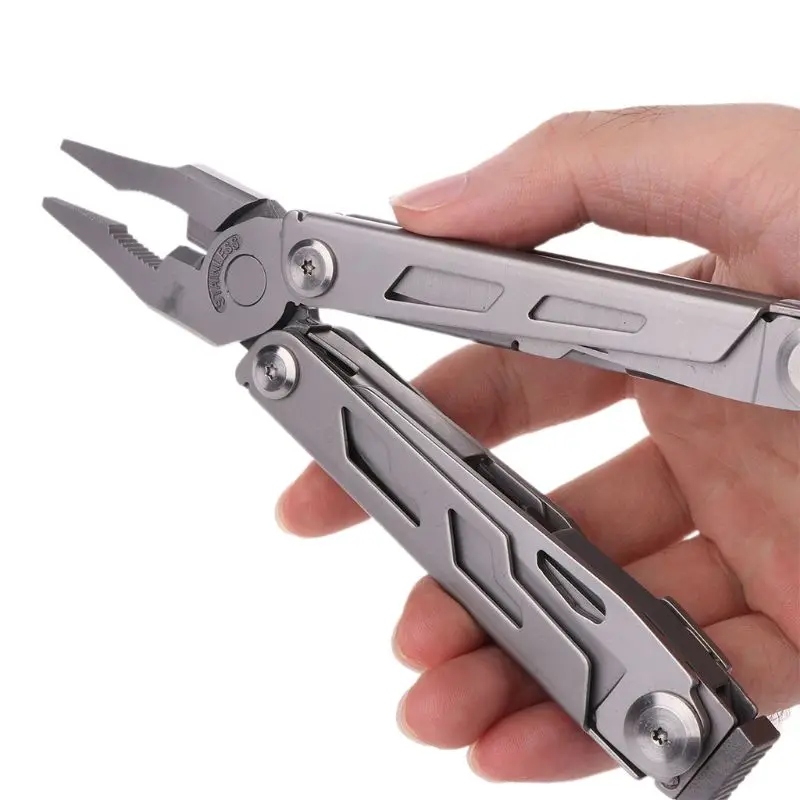 

Stainless Steel Multi Tools Plier Folding Knife Survival Multitool Outdoor EDC Gear Camping Fishing Tool