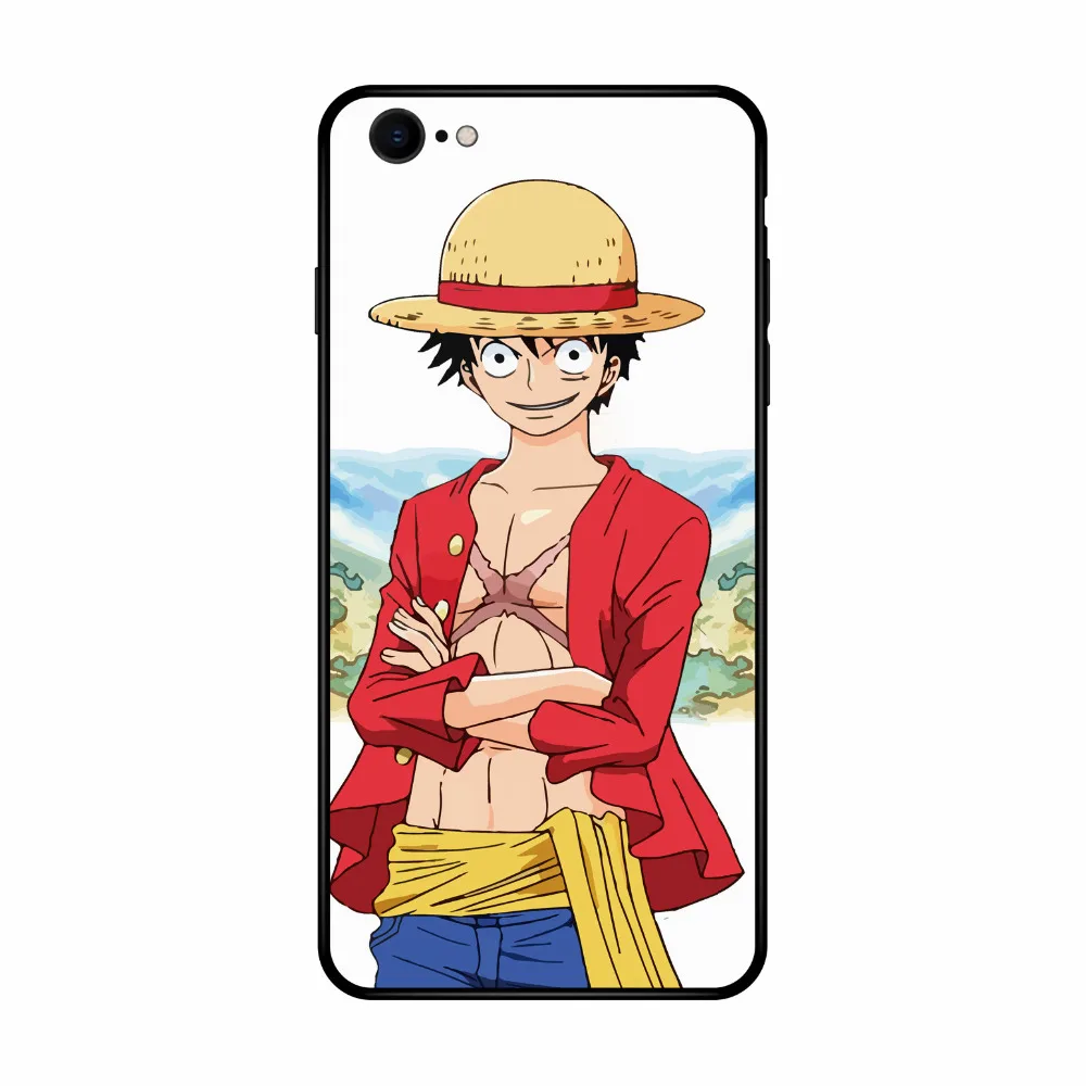 

Custom Anime One Piece WANTED Luffy Matte Flexible Shell Phone Cases for Iphone 6 7 8 plus Phone Case for Iphone X XS MAX XR 6S