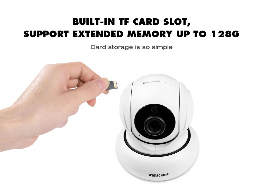  WANSCAM HW0021 - 3 1080P 2.0MP WiFi IP Camera Wireless Indoor Security Surveillance CCTV Night Vision / P2P / Motion Detection 