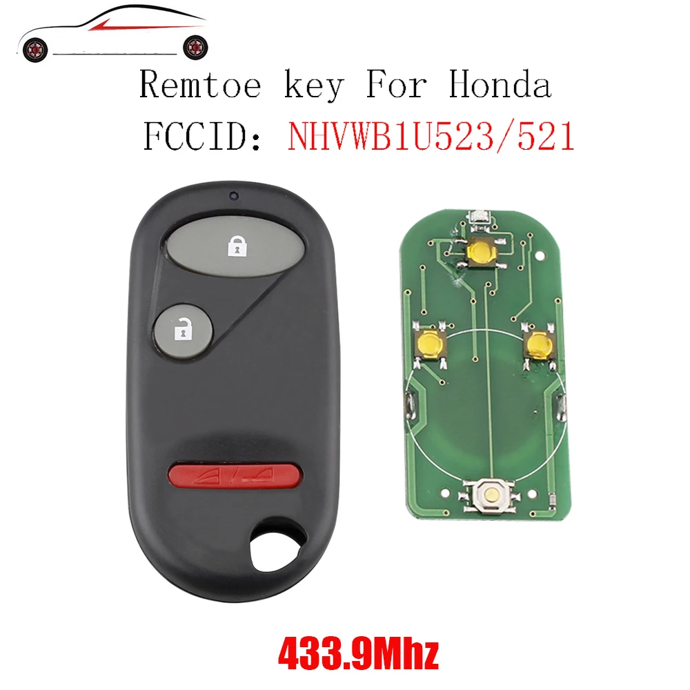 GORBIN 433 9 Мгц дистанционный брелок без ключа для Honda Civic 2001 2002 2003 2004 2005 NHVWB1U523 NHVWB1U521