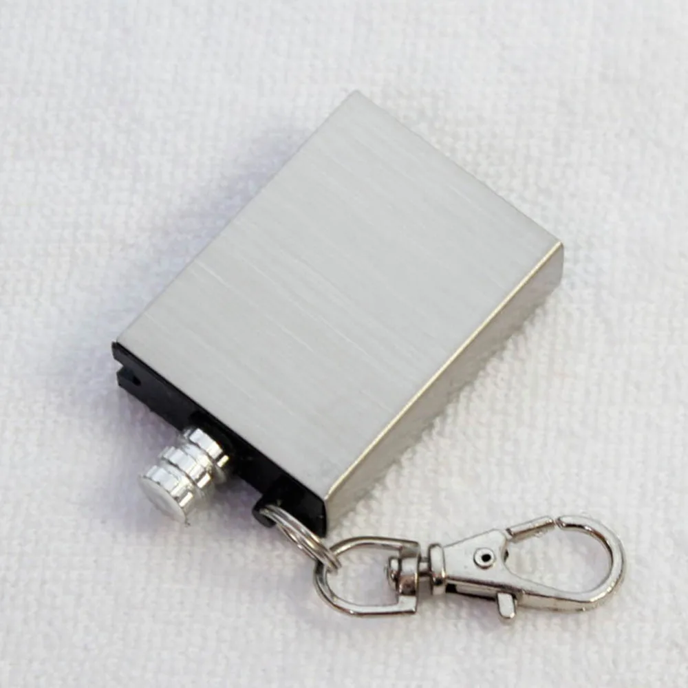 

1 Piece Convenience Outdoor Camping Emergency Survival Flint Match Fire Starter Hiking Tool Kit Key Chain Without Oil