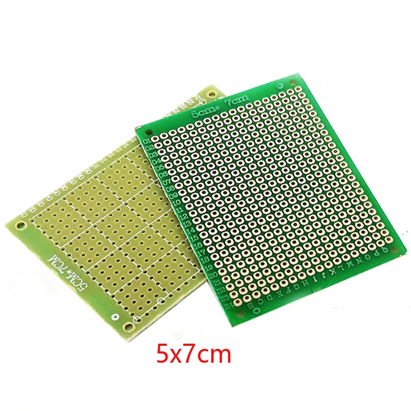 5pcs 5*7cm Single Sided PCB Universal Circuit Experiment Board FR 4